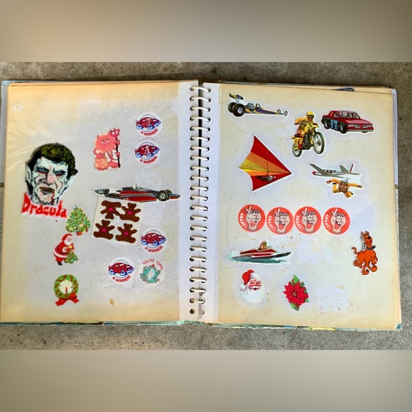 c. 1981 Vtg Spiral Bound Sticker Collection Album - Picture 8 of 16